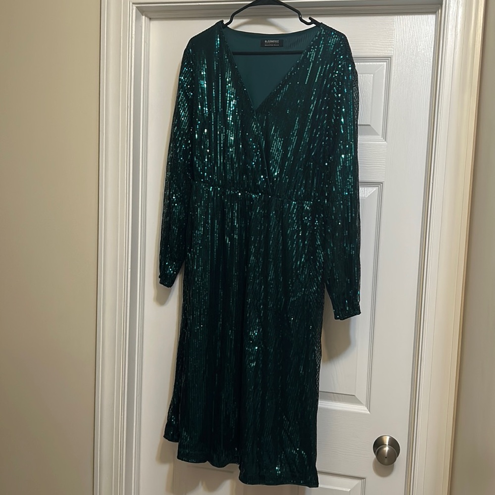 Green Sequin Dress
